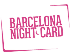 barcelona night card pink